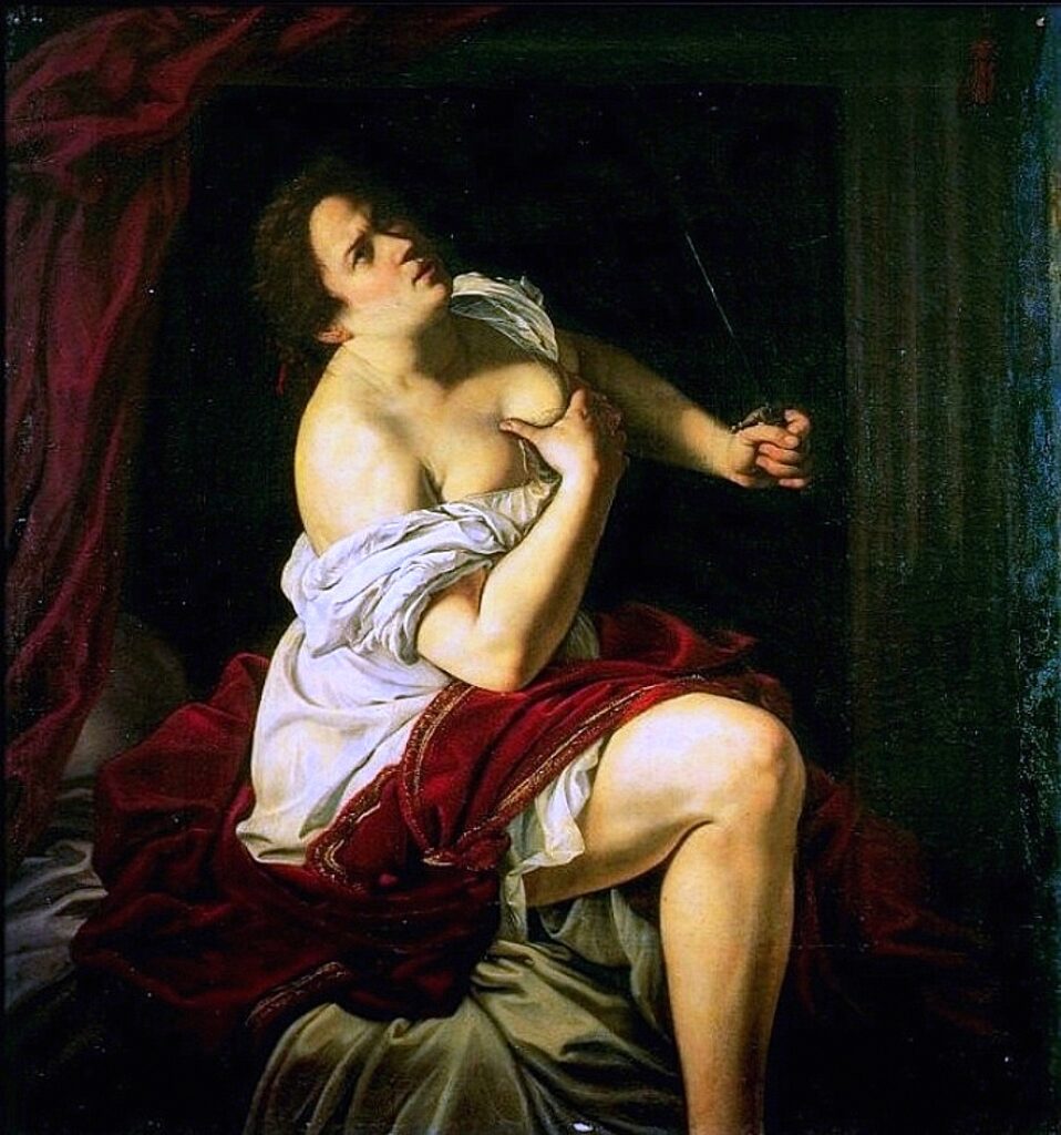 Artemisia Gentileschi (1593-1653)
Lucrecia 1620-1621
Óleo en canvas