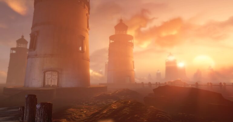 Faros, puertas a otros mundos (BioShock Infinite, 2013 y 2016).)